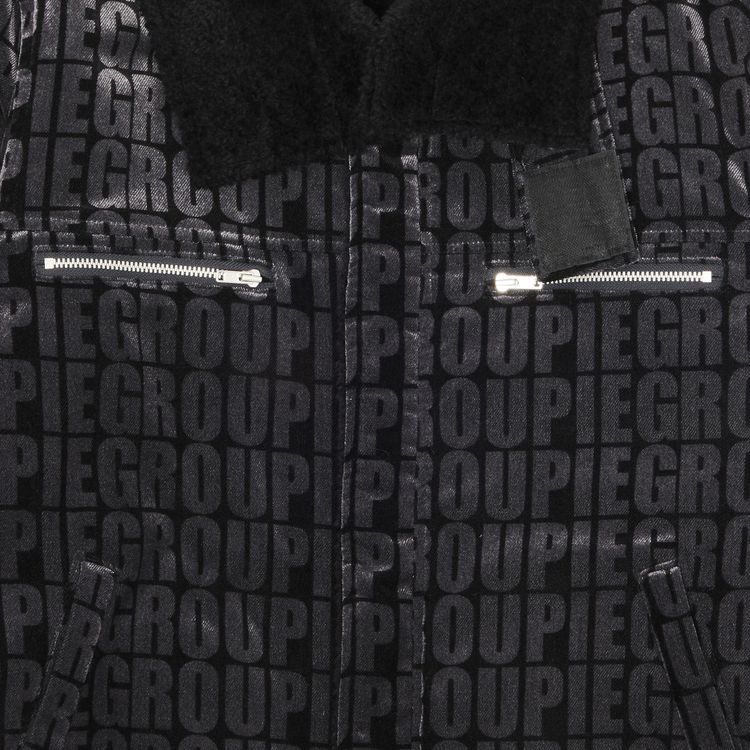 Undercover Witchs Cell Groupie Shearling Jacket Black