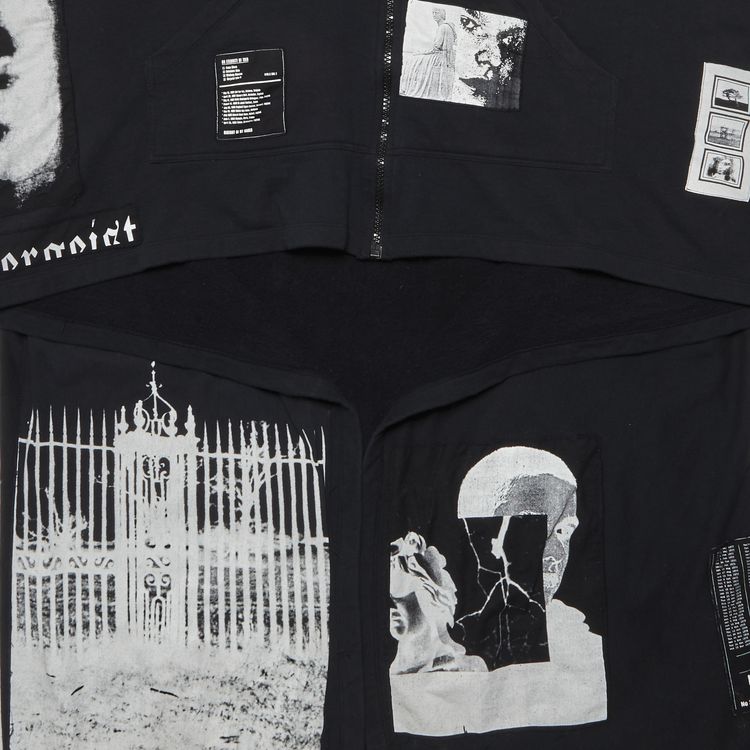 Raf Simons Poltergeist Patch Cape Black