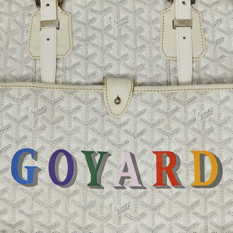 Goyard Vintage Ambassade Bag White