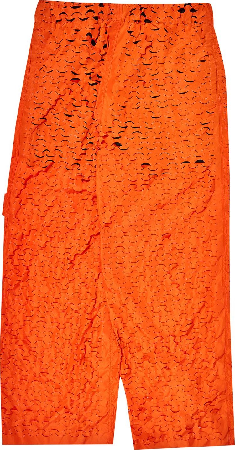 Dries Van Noten Laser Cut Pants 'Orange'