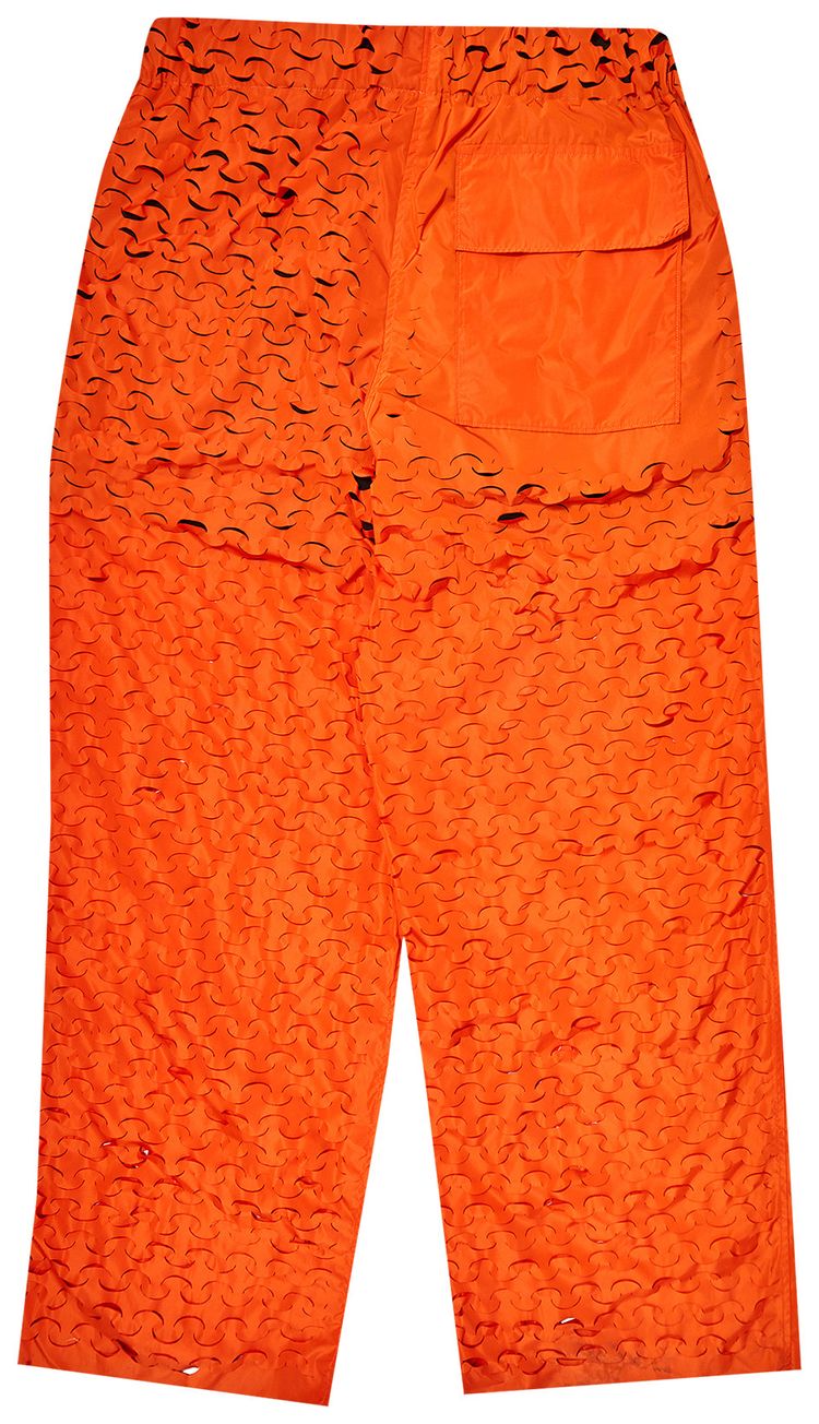 Dries Van Noten Laser Cut Pants Orange