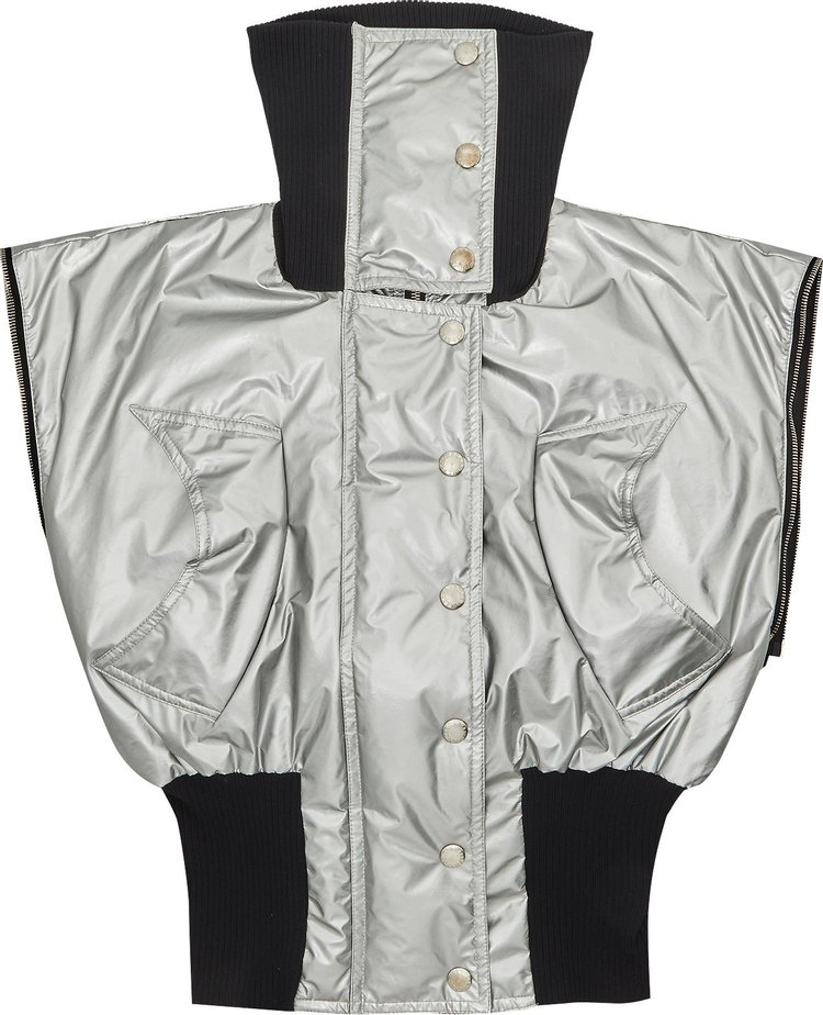 Dolce  Gabbana Archive Cropped Jacket Silver