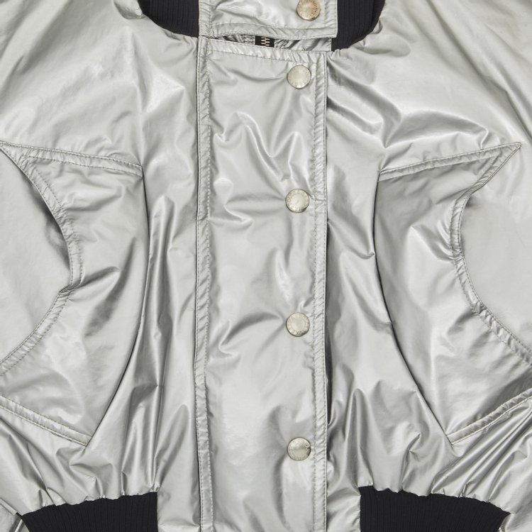 Dolce  Gabbana Archive Cropped Jacket Silver