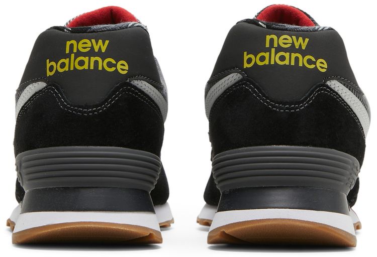 New Balance 574 Black Plaid