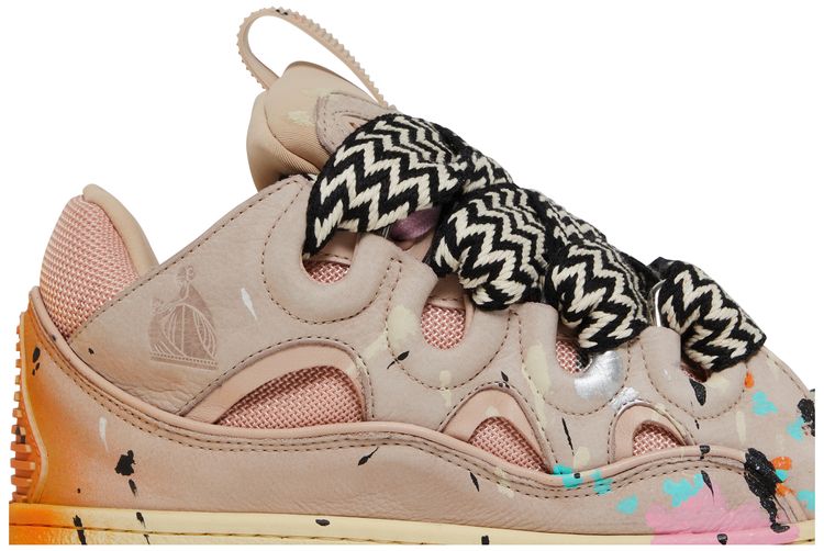 Gallery Dept x Lanvin Wmns Curb Light Sneakers Paint Drip   Pale Pink