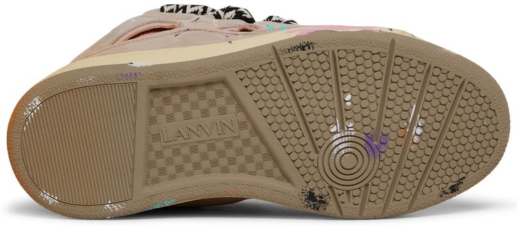 Gallery Dept x Lanvin Wmns Curb Light Sneakers Paint Drip   Pale Pink