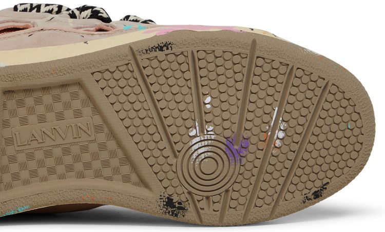 Gallery Dept x Lanvin Wmns Curb Light Sneakers Paint Drip   Pale Pink