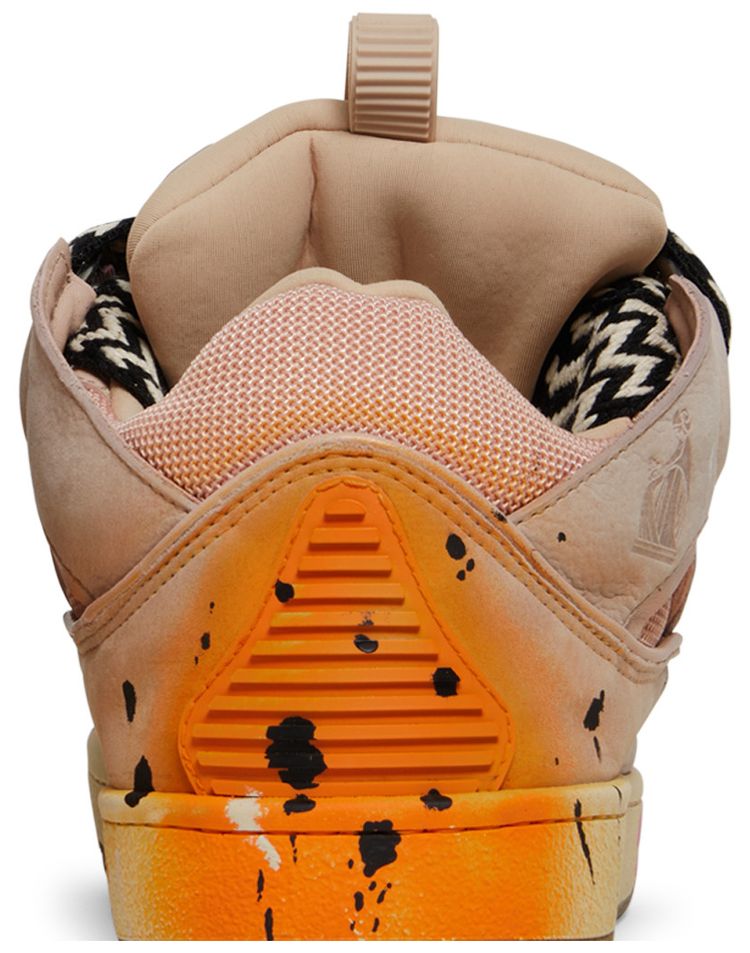 Gallery Dept x Lanvin Wmns Curb Light Sneakers Paint Drip   Pale Pink