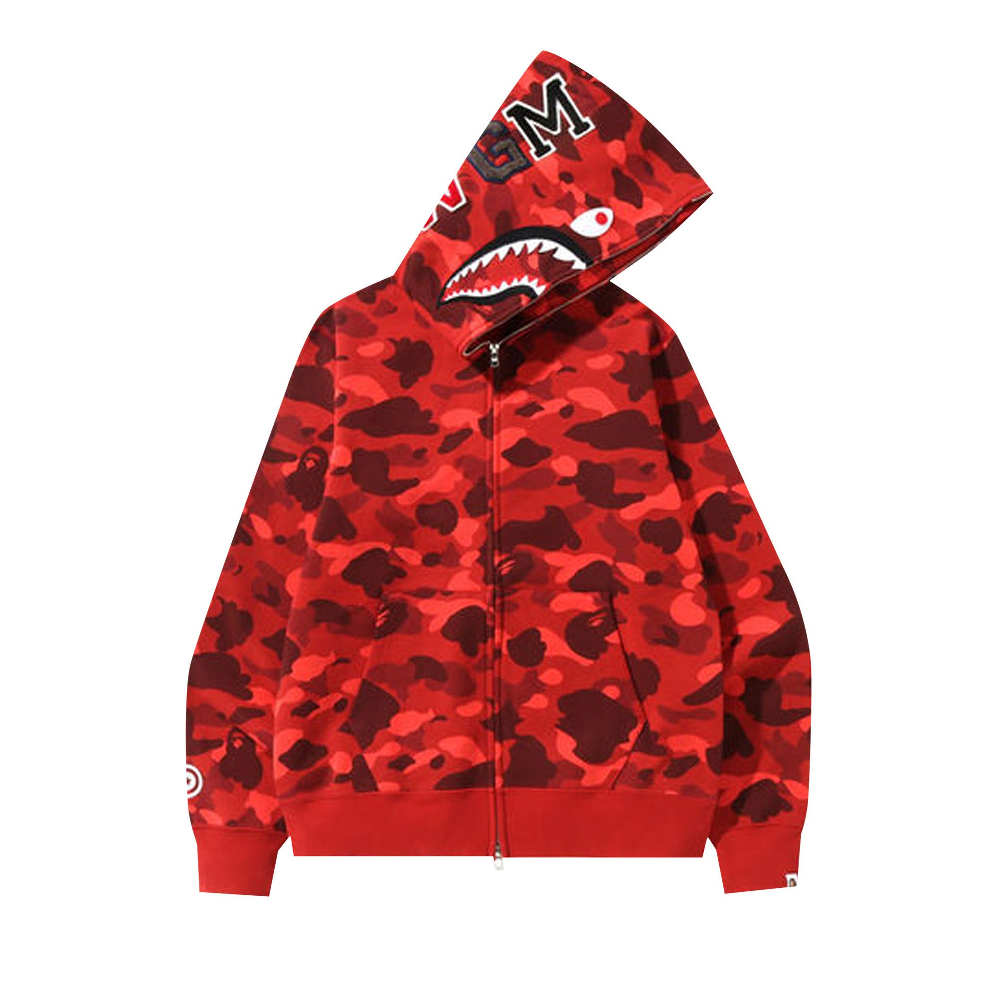 Bape shark red camo store