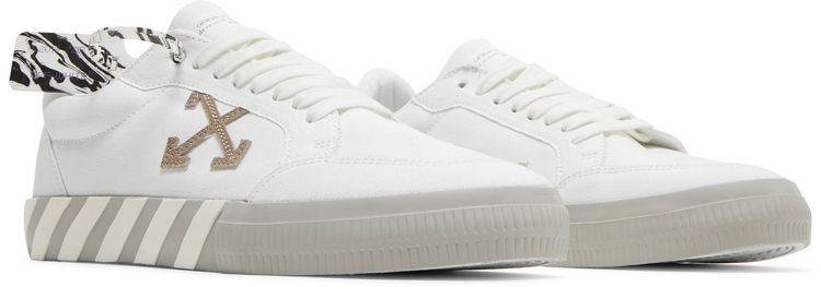 Off White Vulc Sneaker White Grey