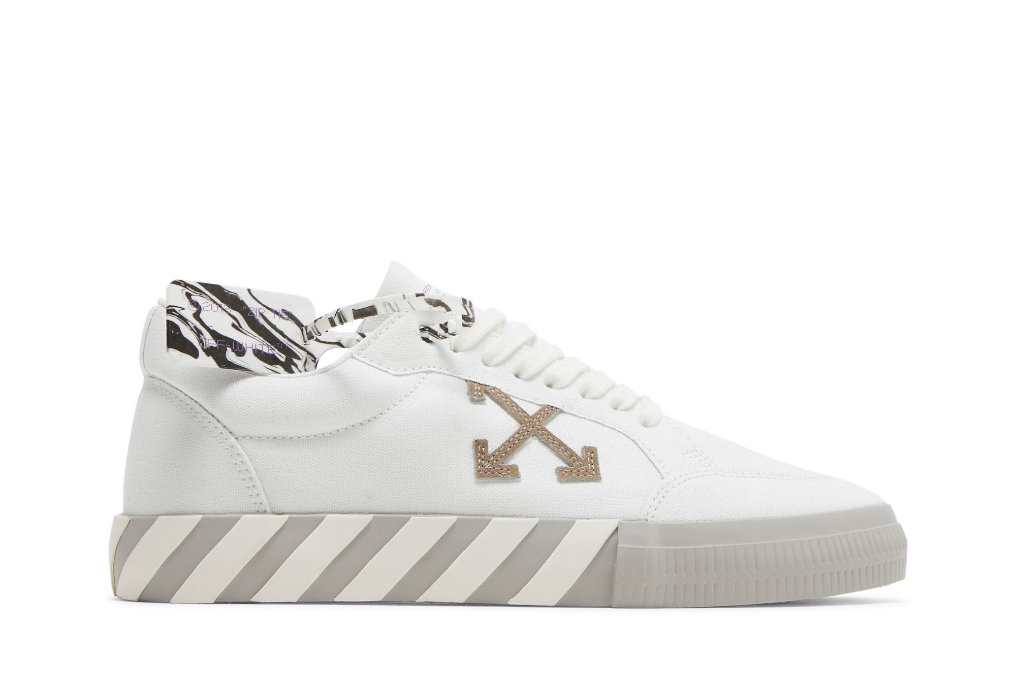 Off White Vulc Sneaker White Grey