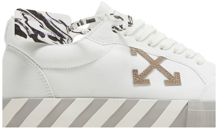 Off White Vulc Sneaker White Grey