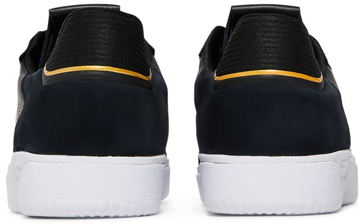 Adidas Tyshawn Low Black Gold Metallic Leather