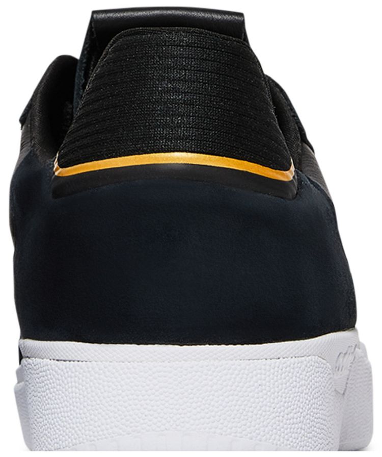 Adidas Tyshawn Low Black Gold Metallic Leather