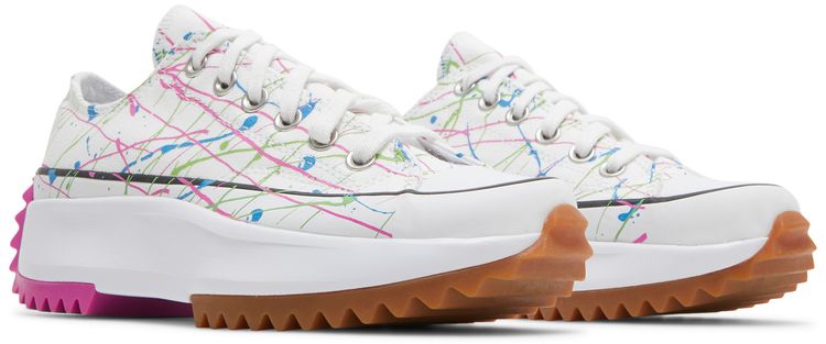 Converse Wmns Run Star Hike Low Splatter Paint   White