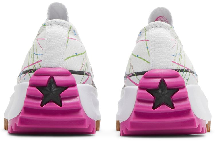 Converse Wmns Run Star Hike Low Splatter Paint   White