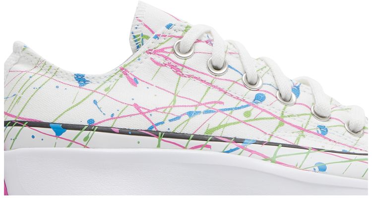 Converse Wmns Run Star Hike Low Splatter Paint   White