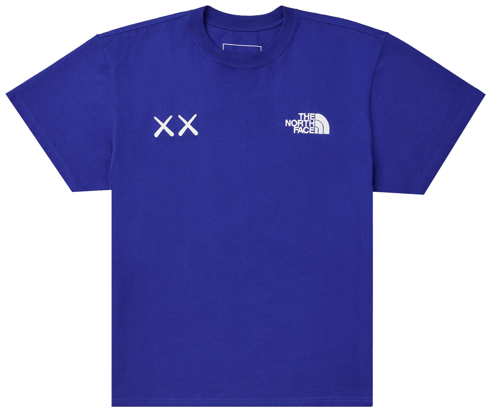Buy The North Face x KAWS ShortSleeve Tee 'Bolt Blue' NF0A7WLLVA6 GOAT