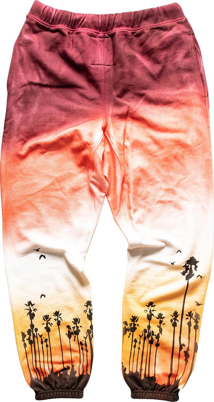 Camp High Sunset Sweatpants Red