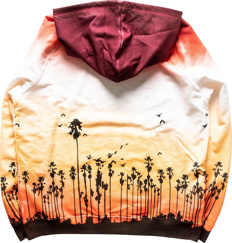 Camp High Sunset Hoodie Red