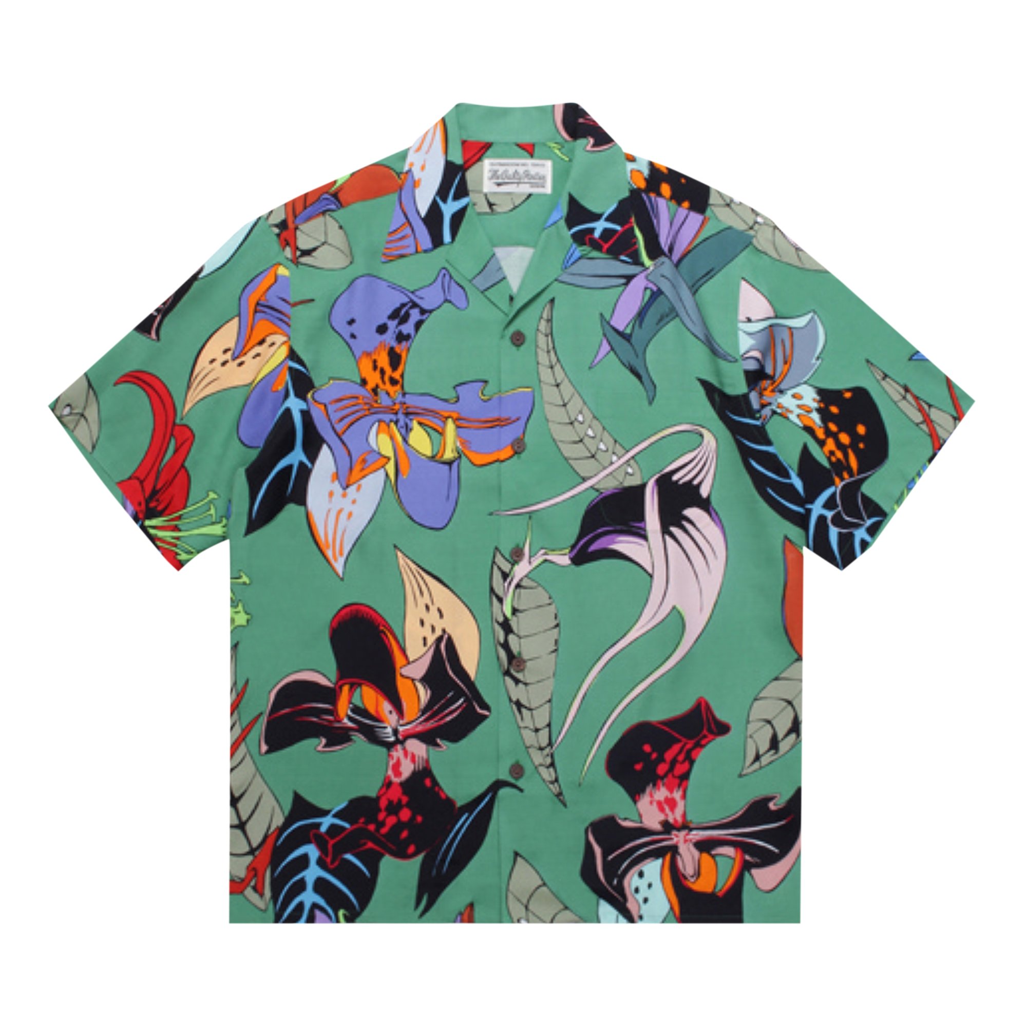 Buy Wacko Maria Short-Sleeve Hawaiian Shirt (Type-1) 'Green