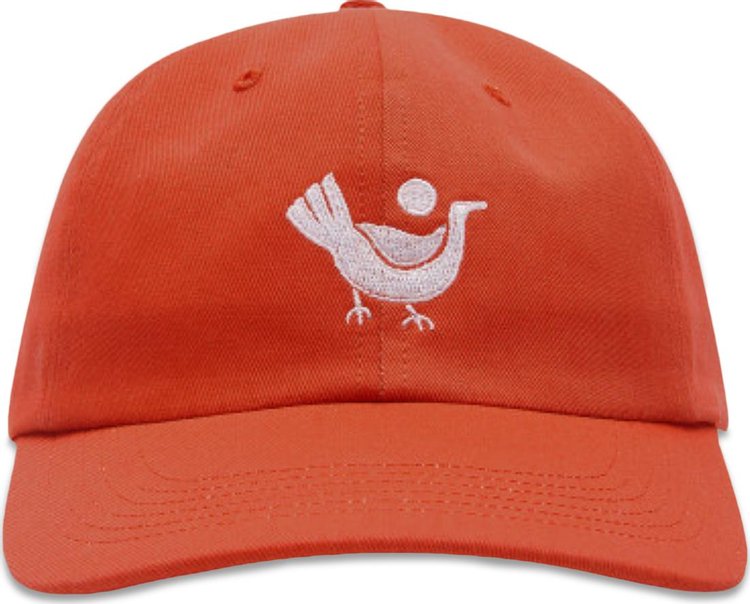 Parra Chicken 6 Panel Hat 'Burned Orange'