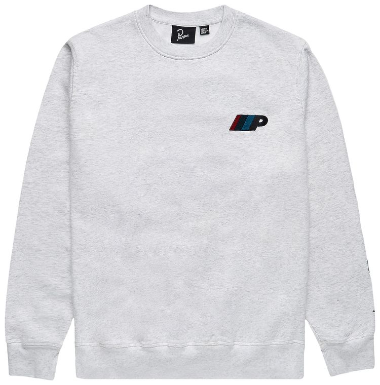 Parra Racing Team Crewneck Sweatshirt Ash Grey