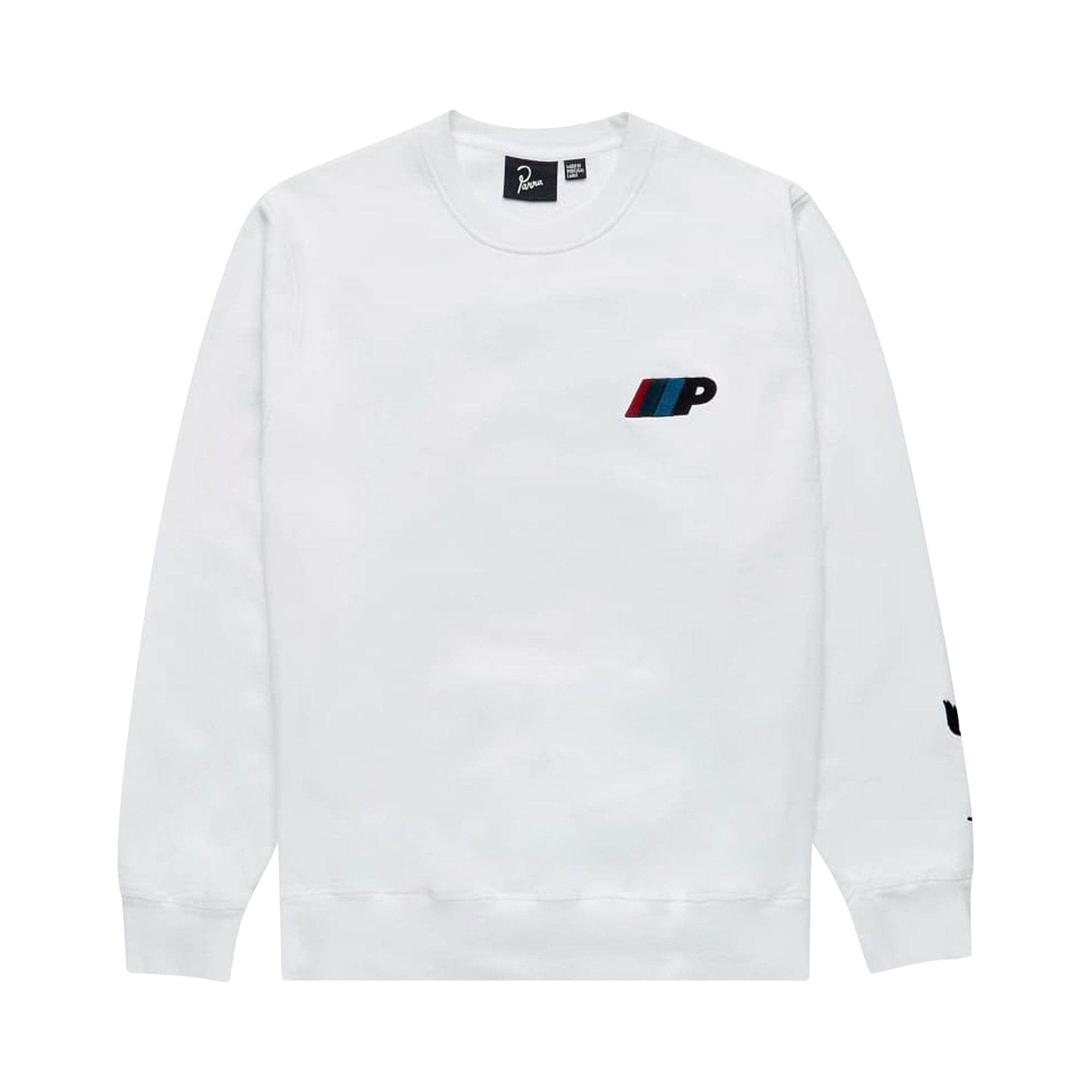 Buy Parra Racing Team Crewneck Sweatshirt White 47116 WHIT GOAT