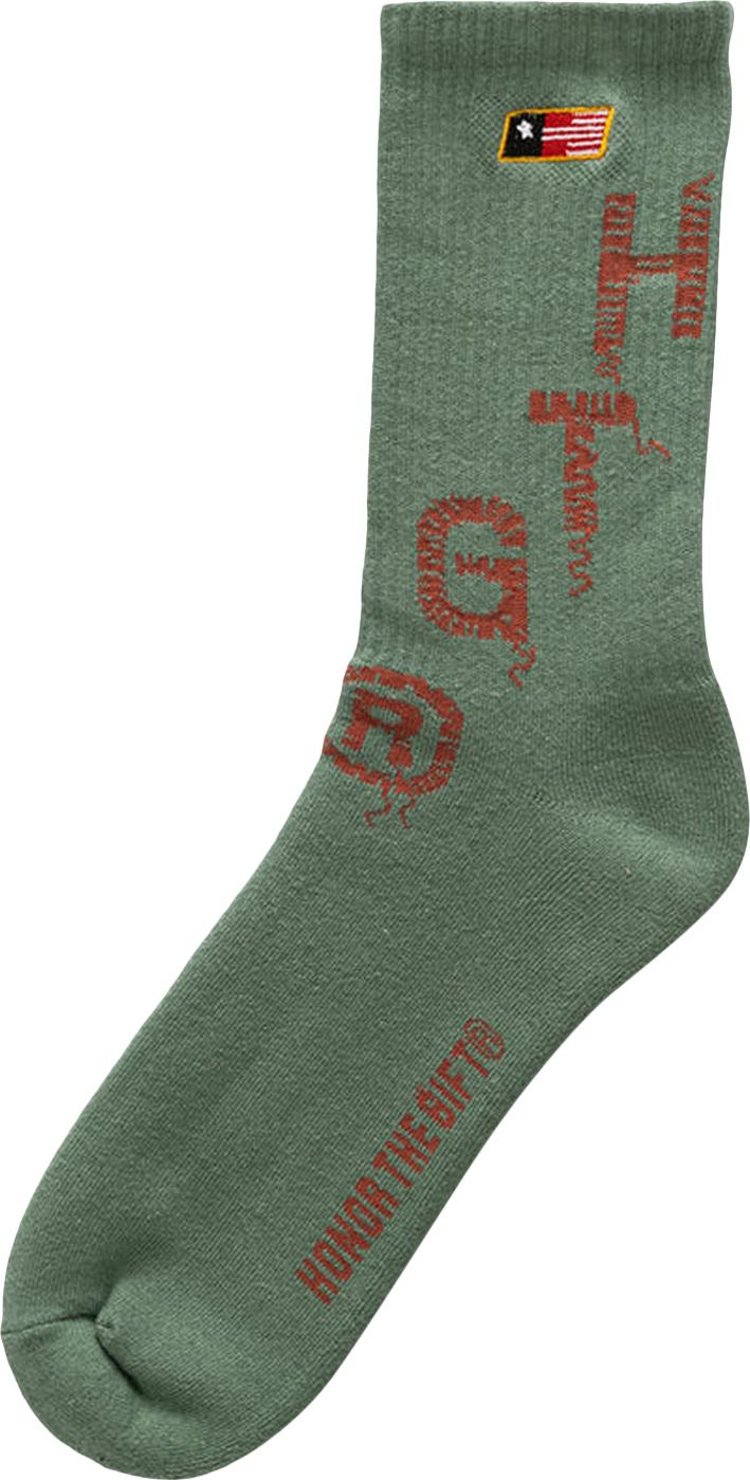 Honor The Gift Weathered Sock 'Sage'