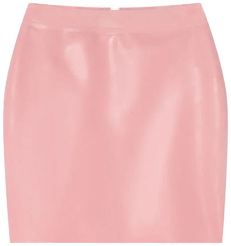 Versace Latex Skirt Pink