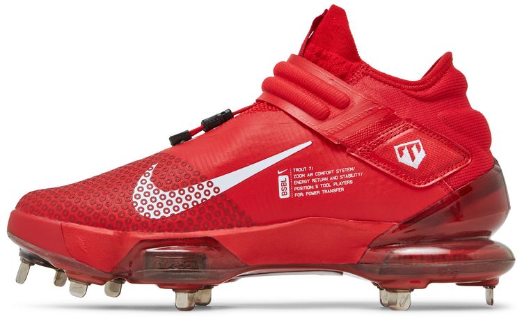Nike Force Zoom Trout 7 Pro Mid University Red