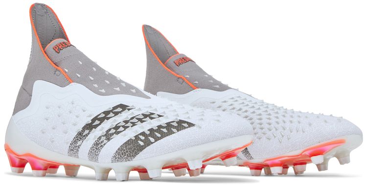 Adidas Predator Freak AG Demonskin   White Solar Red