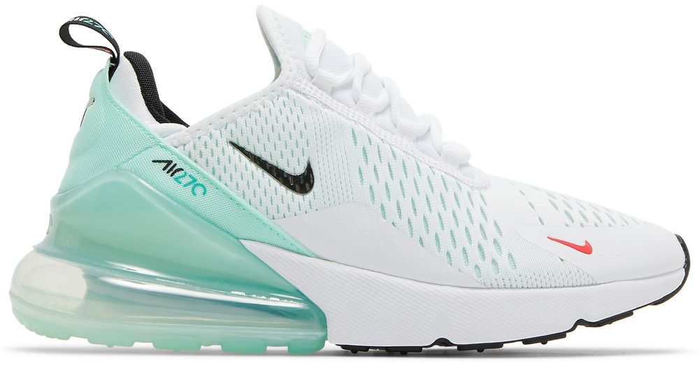 nike 270s white and blue