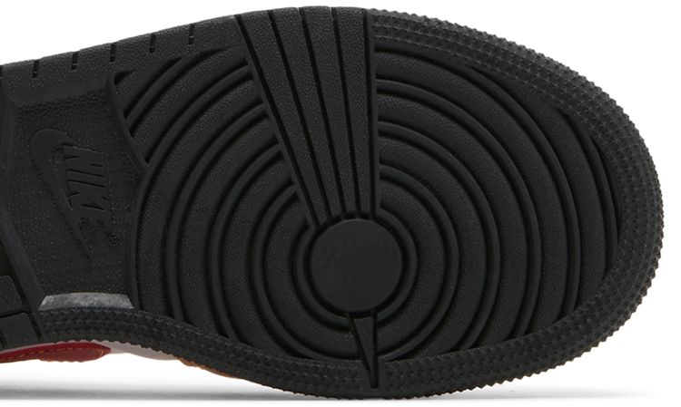 Air Jordan 1 Mid GS Light Curry Cardinal Red