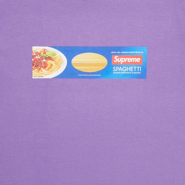 Supreme Spaghetti Tee Purple
