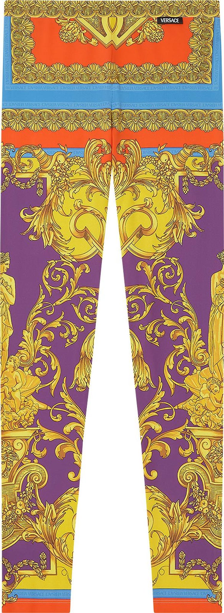 Versace Heritage Print Leggings Dark OrchidSun