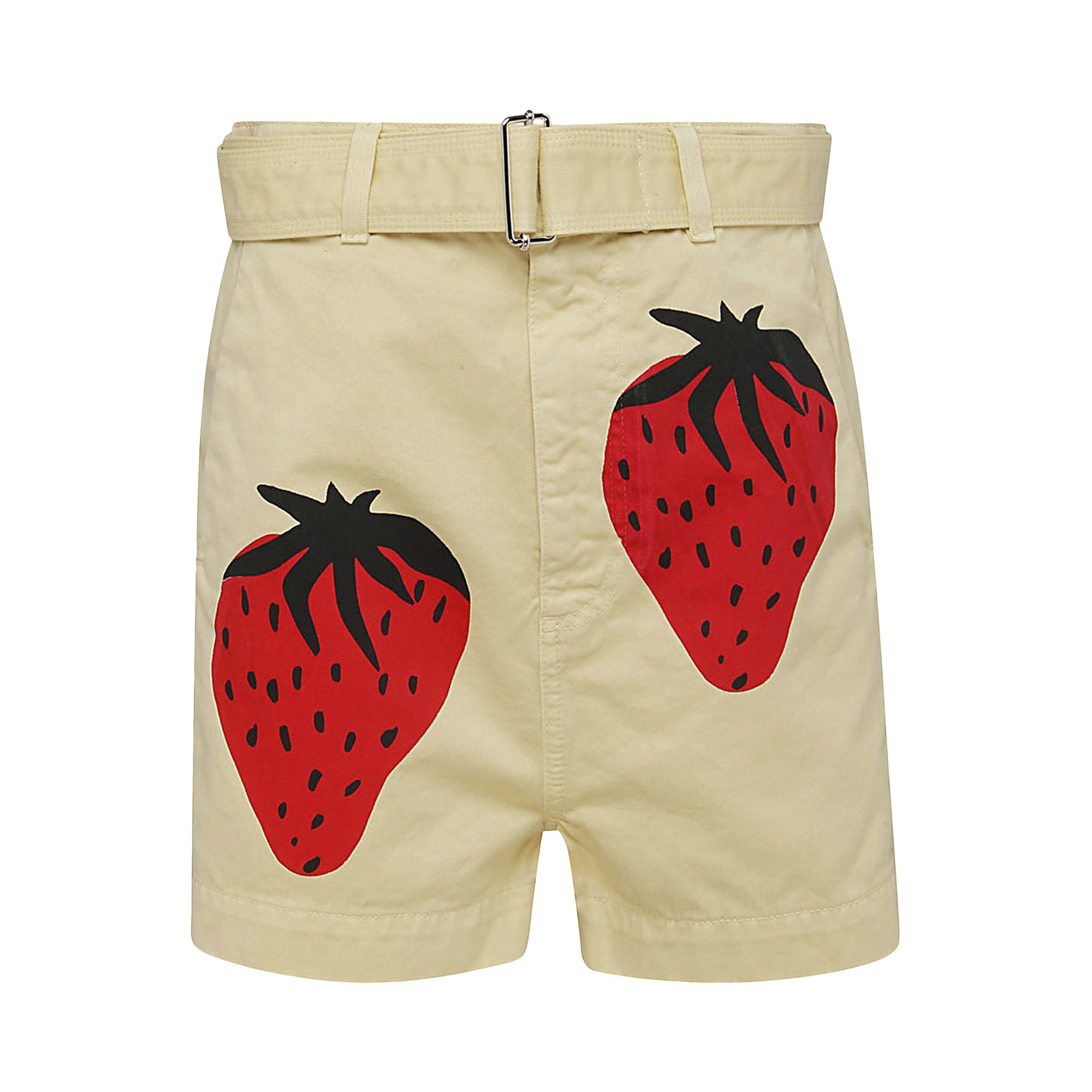 JW Anderson Strawberry Chino Shorts 'Natural/Red' | GOAT