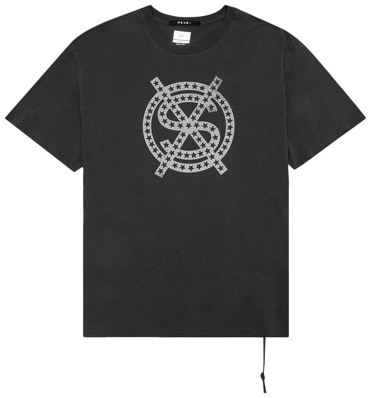 Ksubi Dollar Star Kash T Shirt Faded Black