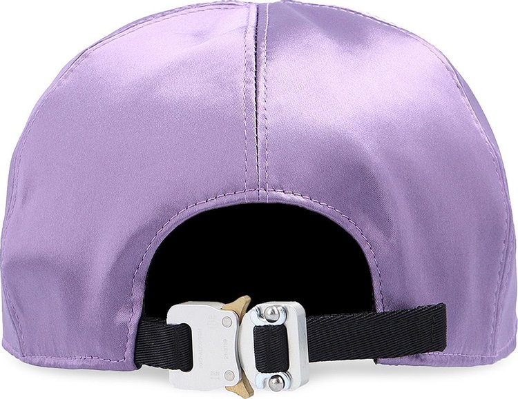 1017 ALYX 9SM Satin Logo Hat With Buckle Lilac