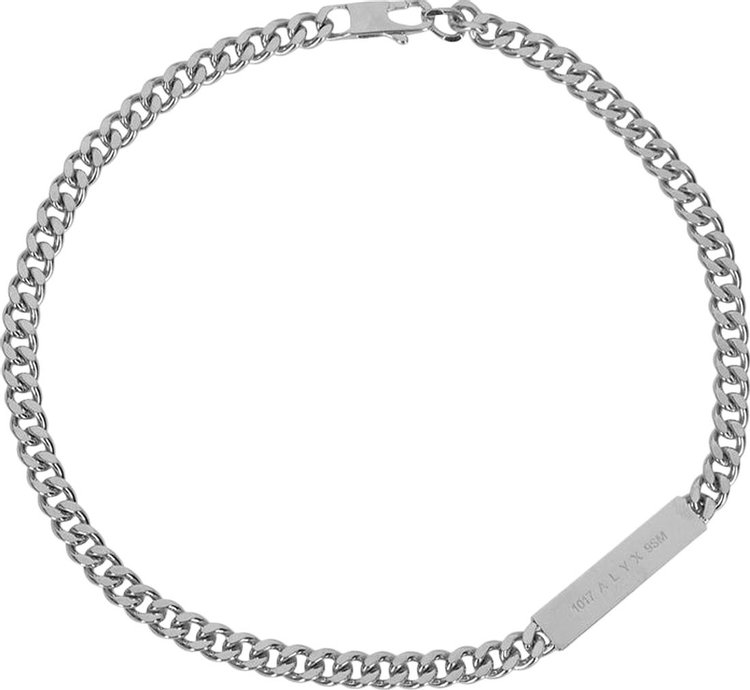 1017 ALYX 9SM Thinner ID Necklace 'Silver'