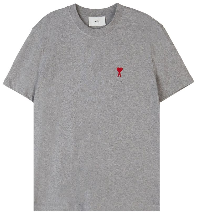 Ami T Shirt Heather Grey
