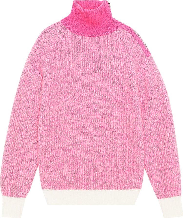 Buy GANNI Soft Wool Knit 'Carmine Rose' - K1614 530 CARM | GOAT