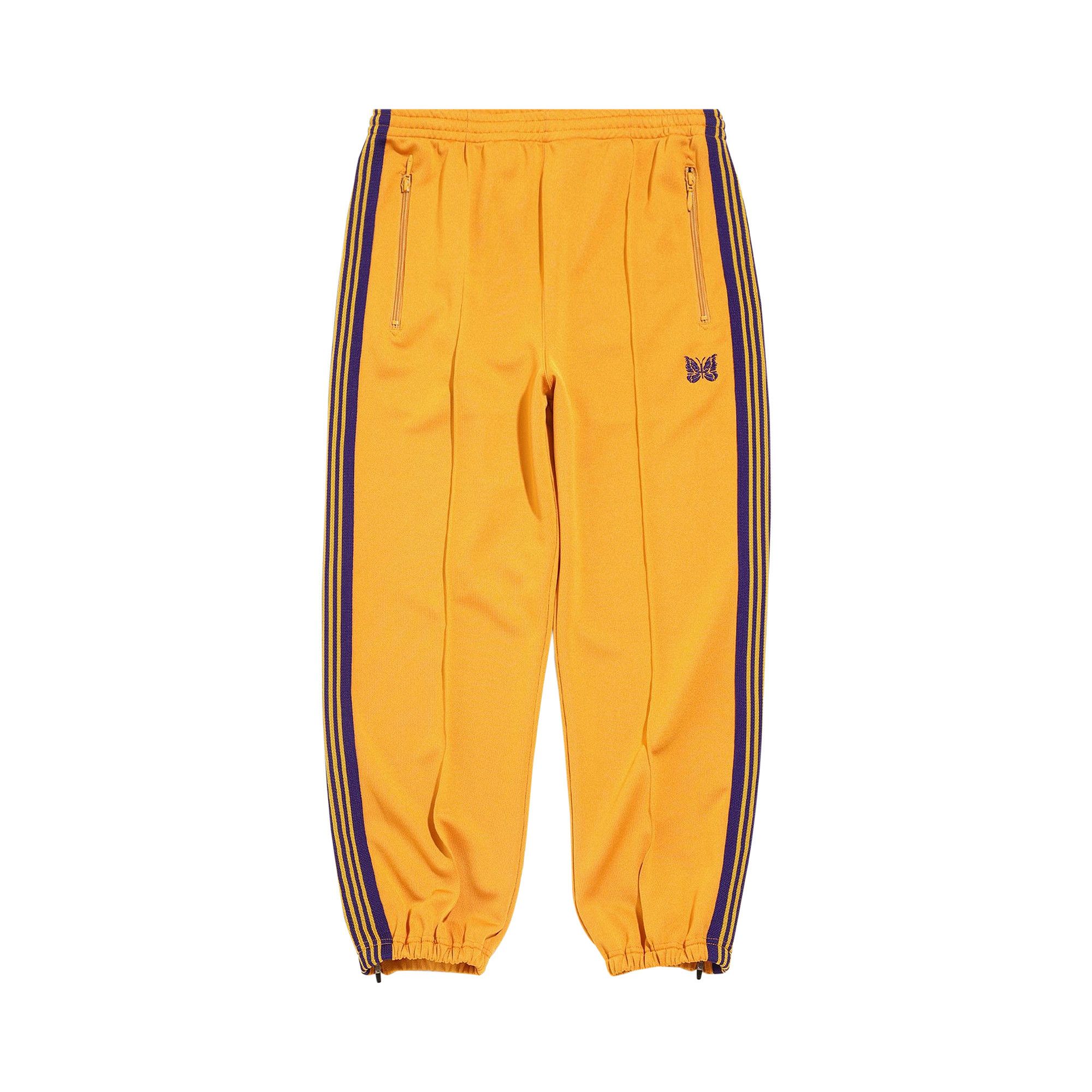 Buy Needles Zipped Track Pant 'Yellow Gold' - KP223 YELL | GOAT