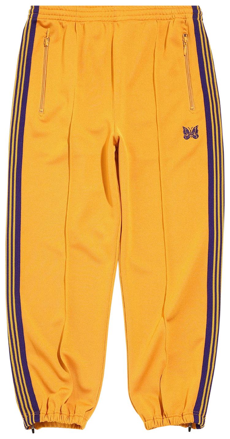 Needles Zipped Track Pant Yellow Gold