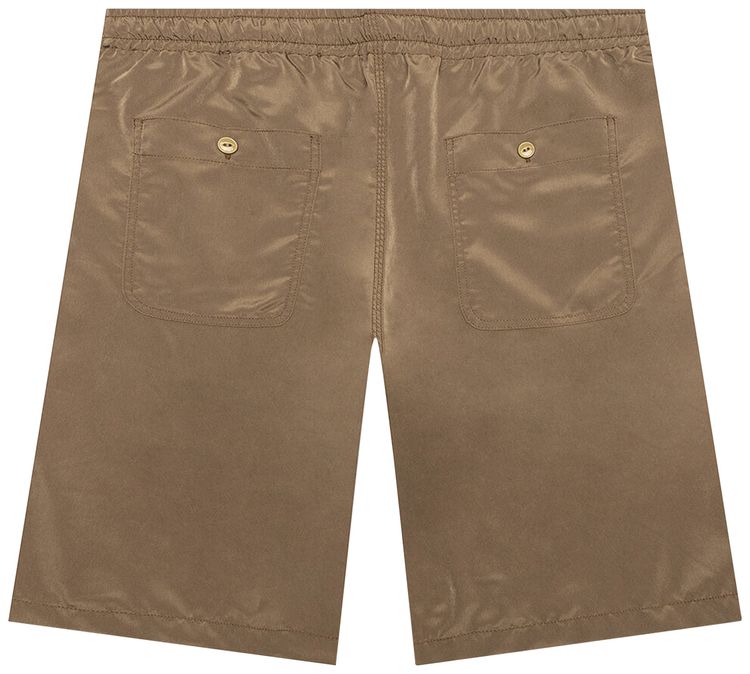 Needles Basketball Short Camel