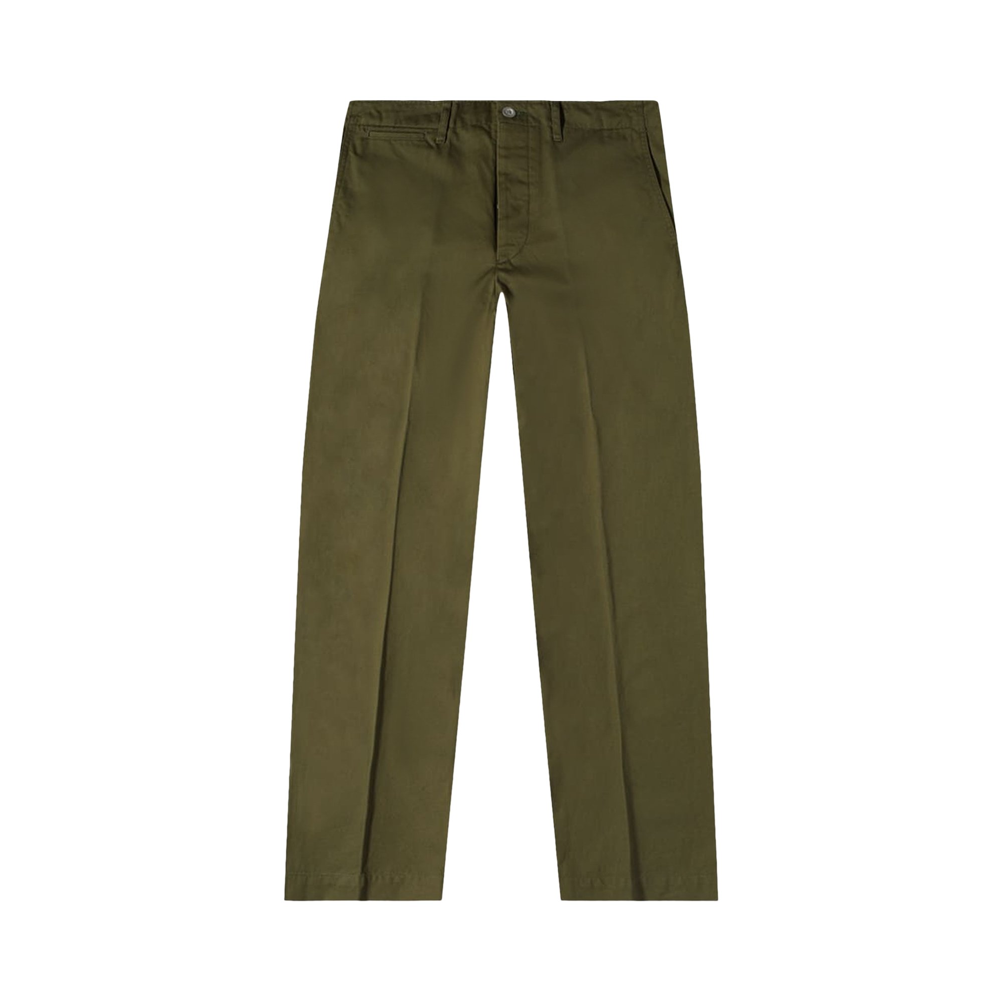 Visvim Chino Pants 'Olive' | GOAT