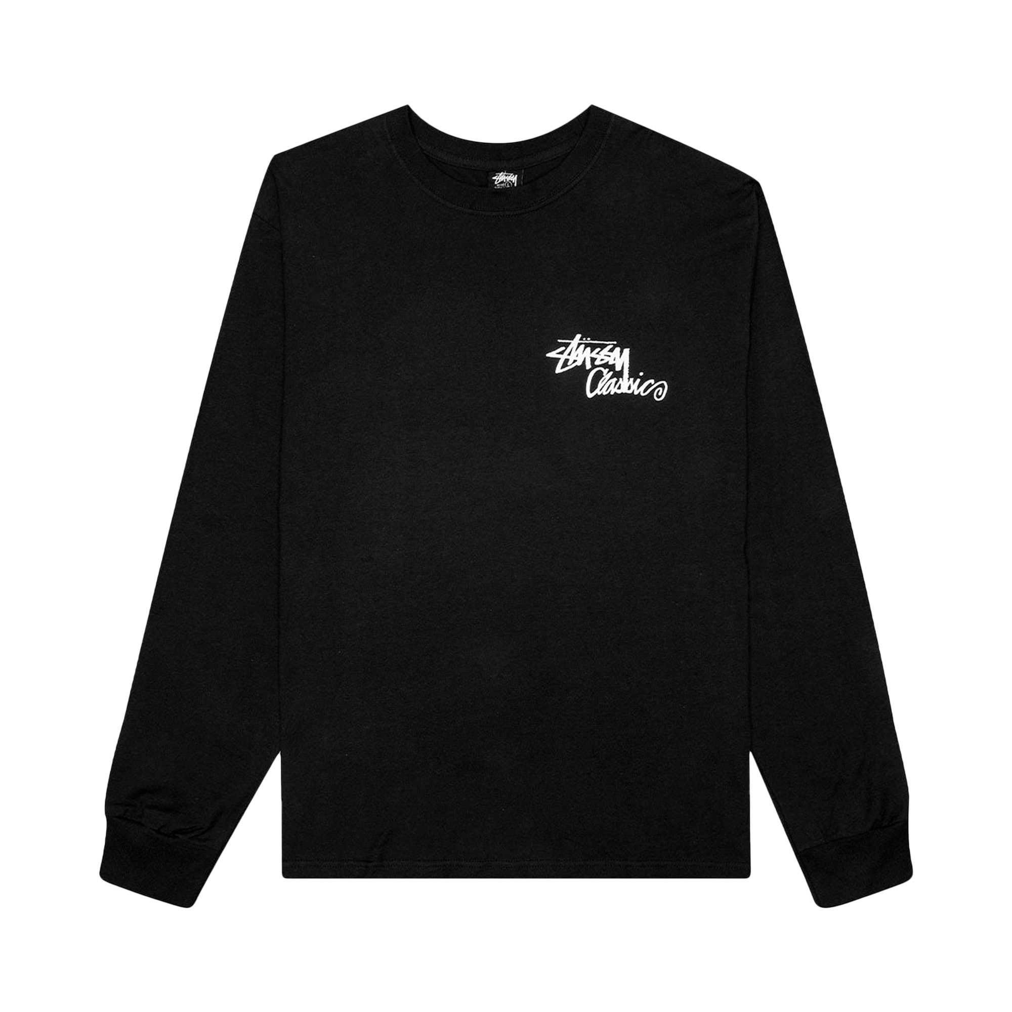 Buy Stussy A Go Go Long Sleeve Tee Black 1994678 BLAC GOAT