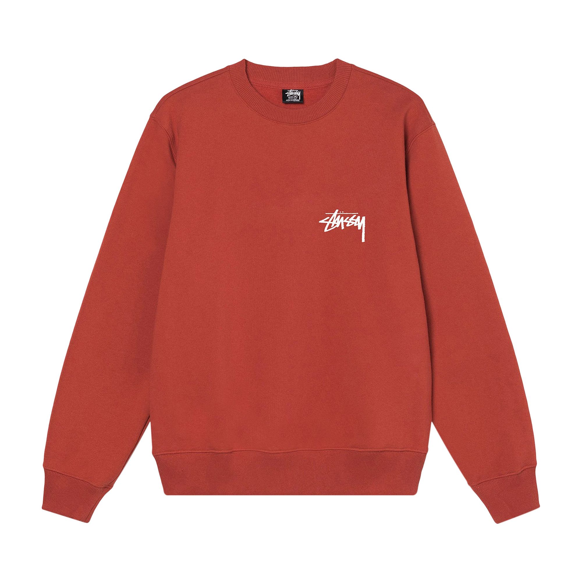 トップス STUSSY YOUNG MODERNS CREW XL Buy Stussy Young Moderns Crew 'Brick' - 1914753 BRIC | GOAT