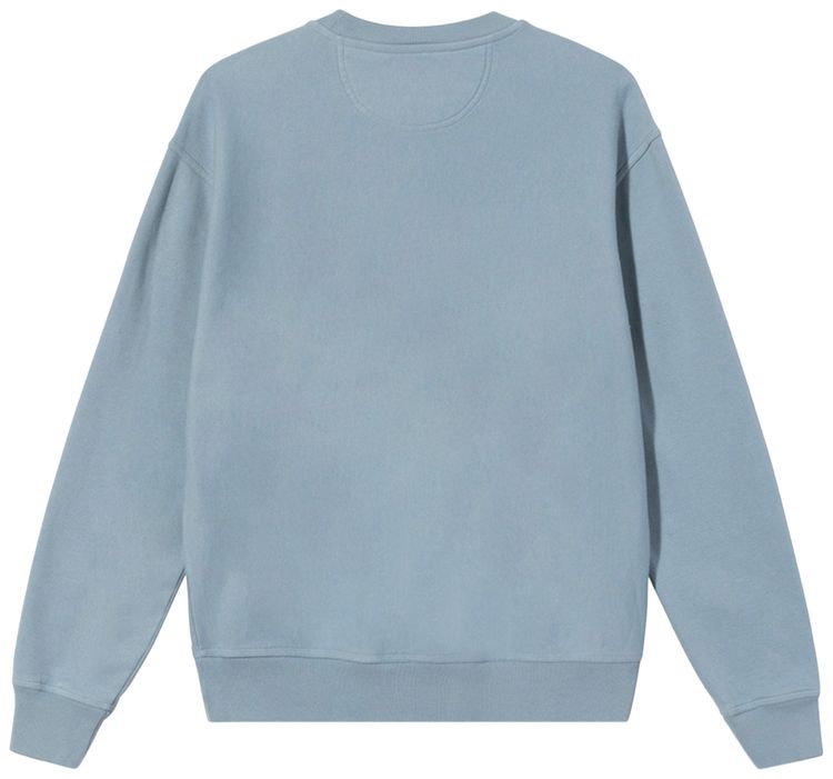 Stussy Stock Logo Crew Slate