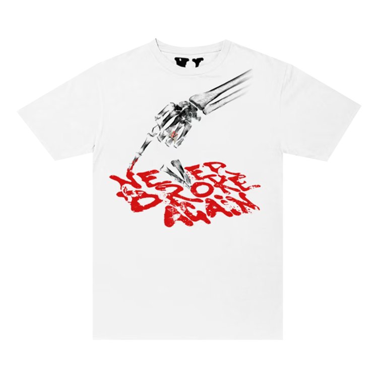 Vlone x NBA Youngboy Bones T-Shirt 'White'